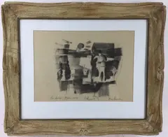 Untitled by Elnora "Nora" Hauser, Lithograph, sold Jun 2024