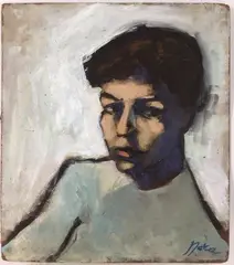 Untitled by Elnora "Nora" Hauser, Oil on board, sold Jun 2024