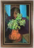 Untitled by Elnora "Nora" Hauser, Oil on board, sold Jun 2024