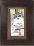 Untitled by Elnora "Nora" Hauser, Watercolor, sold Jun 2024