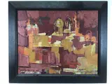 Untitled by Elnora "Nora" Hauser, Oil on board, sold Jun 2024