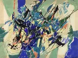 Untitled by Elnora "Nora" Hauser, Mixed media, sold Jun 2024