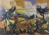 Untitled by Elnora "Nora" Hauser, Oil on board, sold Jun 2024