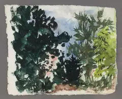 Untitled by Elnora "Nora" Hauser, Watercolor, sold Jun 2024