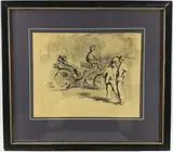 Submitted to the New Yorker Mag by Elnora "Nora" Hauser, Watercolor, sold Jun 2024