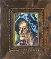 Untitled by Elnora "Nora" Hauser, Watercolor/gauche on board and SDLL, sold Jun 2024