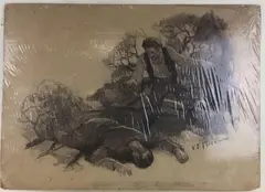 Untitled by Virgil E. Pyles, Charcoal, sold Jun 2024