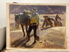 Untitled by Richard W. Baldwin, Gouache, sold Jun 2024