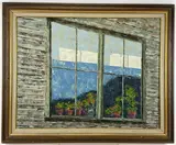 Untitled by Leonard Dimmick, Oil on Board, sold Jul 2024