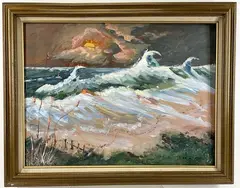 Untitled by Leonard Dimmick, Oil on canvas, sold Jul 2024