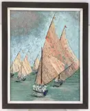 Untitled by Leonard Dimmick, Oil on board, sold Jul 2024