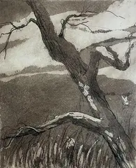 Spring by Beatrice Winn Berlin, Etching, sold Jul 2024