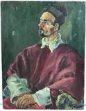 Untitled by Nora Hauser, Oil on canvas, sold Jul 2024