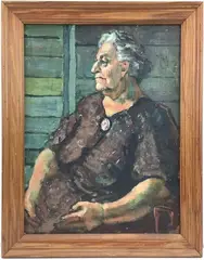 Untitled by Nora Hauser, Oil paint on canvas, sold Jul 2024