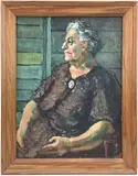 Untitled by Nora Hauser, Oil paint on canvas, sold Jul 2024