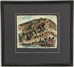 Untitled by Nora Hauser, Watercolor, sold Jul 2024