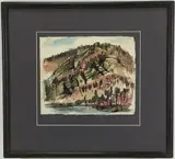 Untitled by Nora Hauser, Watercolor, sold Jul 2024