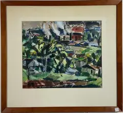 Untitled by Shirley Edith Moskowitz, Gouache, sold Jul 2024