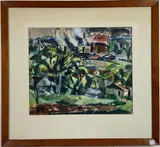Untitled by Shirley Edith Moskowitz, Gouache, sold Jul 2024