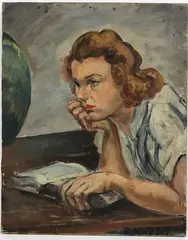 Untitled by Nora Hauser, Oil on canvas, sold Jul 2024