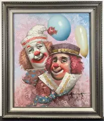 Untitled by William Moninet, Oil on canvas, sold Aug 2024