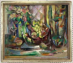 The Window by Dorothy V. Reese, Oil on canvas, sold Aug 2024