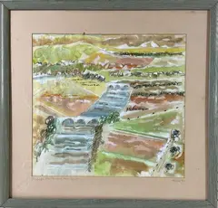 Untitled by Nancy Hebard, Mixed media, sold Aug 2024