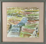 Untitled by Nancy Hebard, Mixed media, sold Aug 2024