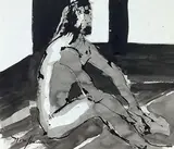 Untitled by Nora Hauser, Watercolor, sold Aug 2024