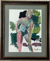 Untitled by Nora Hauser, Watercolor, sold Aug 2024