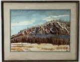 & A.T. Bazne (20th c.) by Inez McCombs, Watercolor, sold Aug 2024