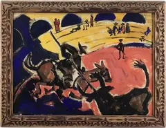 Untitled by Nora Hauser, Watercolor/gouache, sold Aug 2024