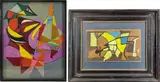 Untitled by Nora Hauser, Oil on boards (2), sold Aug 2024