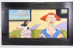 Untitled by Jerry D. Cornelia, Oil on canvas, sold Aug 2024