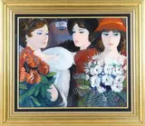 Fete by Charles Levier, Oil on canvas, offered Aug 2024