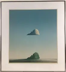 Reflective Landscape by Bruce Stark Lowney, Lithograph, sold Aug 2024