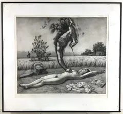 Thirst for Tender by Mark Spencer, Lithograph, sold Aug 2024
