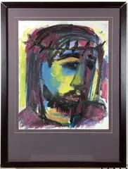 Untitled by Nora Hauser, Mixed media, sold Aug 2024