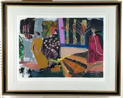 Spring Garden by Bracha Guy, Serigraph, sold Aug 2024