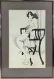 Untitled by Marjorie Graham Trout, Ink drawing, sold Aug 2024