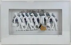 California Street Scene by Marjorie Graham Trout, Mixed media, sold Aug 2024