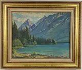 Untitled by Olaf Moller, Oil on Canvas, sold Aug 2024