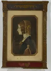 The Unknown Princess by Leonardo da Vinci, Lithograph of Da Vinci's "The Unknown Princess", sold Aug 2024