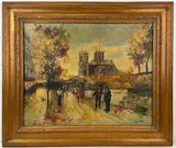 Untitled by René-Paul Huet, Oil on Canvas, sold Sep 2024