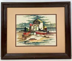 Untitled by Thomas Flavell, Watercolor, sold Sep 2024