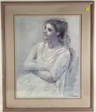 The Woman in White by Pablo Picasso, Lithograph of Picasso's "The Woman in White", sold Oct 2024