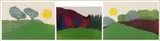 Untitled by Richard Kemble, Woodcuts in color on paper (3), sold Oct 2024
