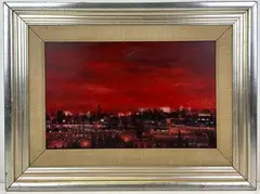 Untitled by Martin Jackson, Oil on Board, sold Oct 2024