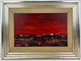 Untitled by Martin Jackson, Oil on Board, sold Oct 2024