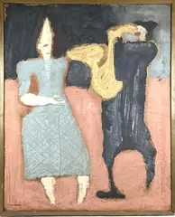 Untitled by Ramón Lapayese del Río, Oil on canvas, sold Nov 2024